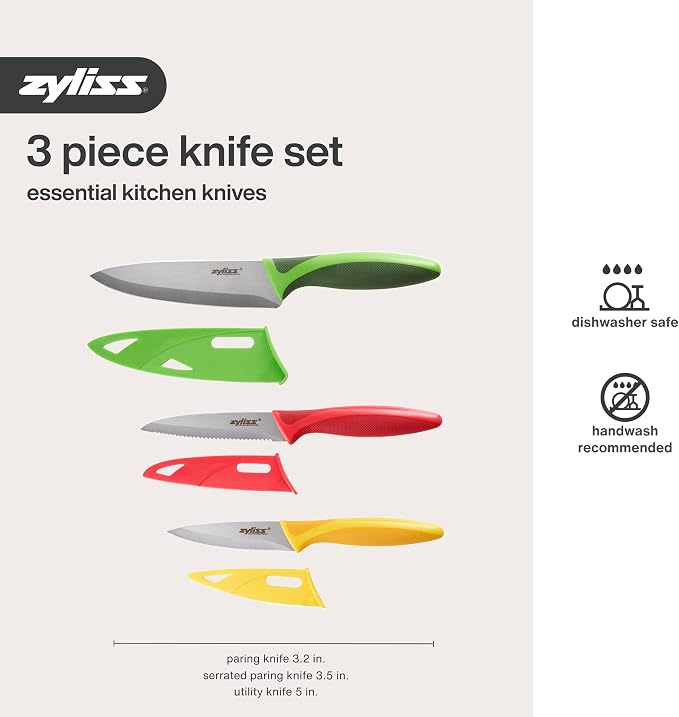 Zyliss 3 Piece Knife Value Set - Image 5
