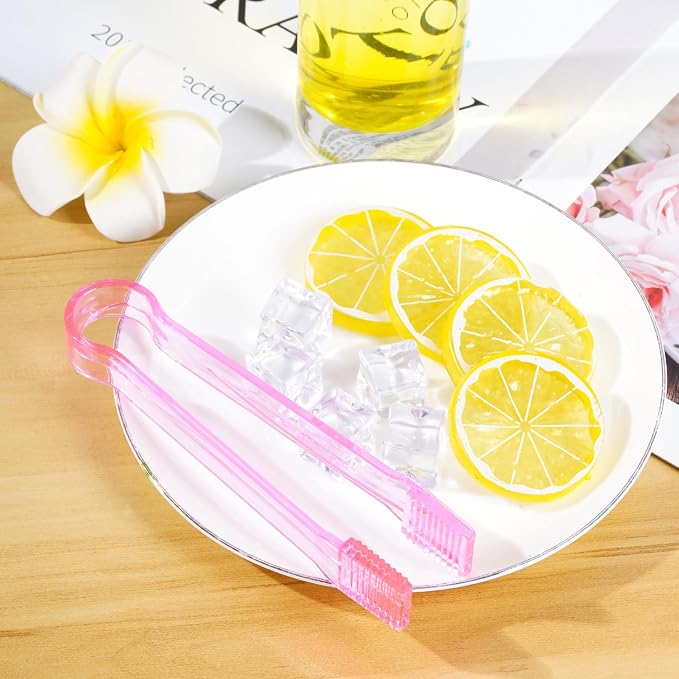 10 Pcs Plastic Buffet Serving Tongs, 6.3 Inches - Image 6