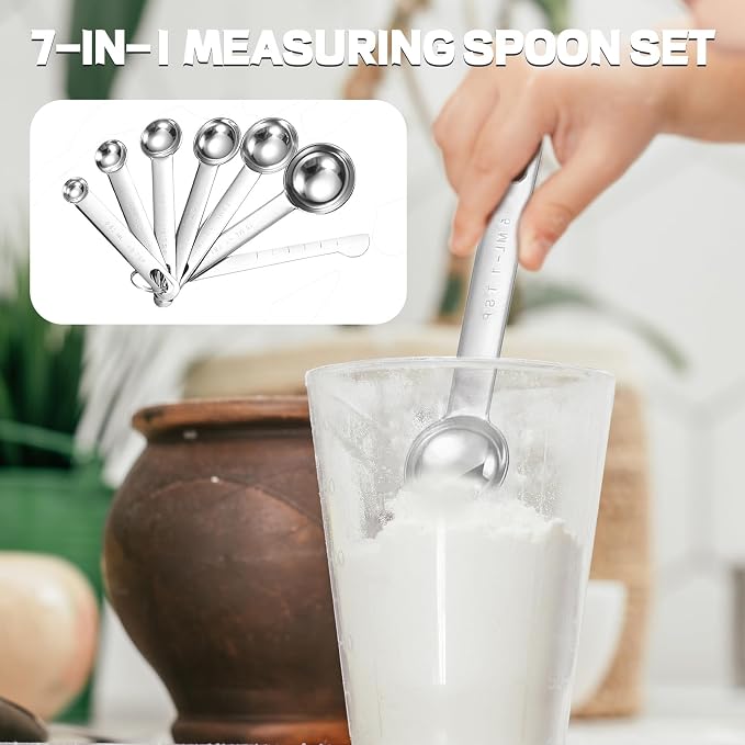 Tablespoon Measuring Spoons Set, Stainless Steel Measuring Spoons - Image 6