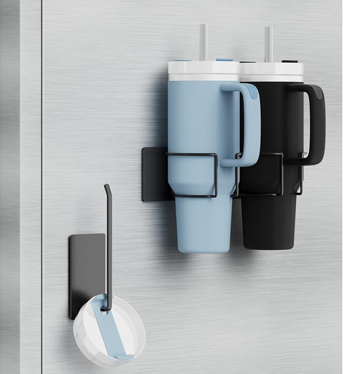 Magnetic Stanley Cup Holder for Refrigerator, Water Bottle Organizer for by Arctiiro
