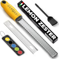 Stainless Steel Cheese and Citrus Zester Grater w/Extra Sharp Blade by GEROSSI