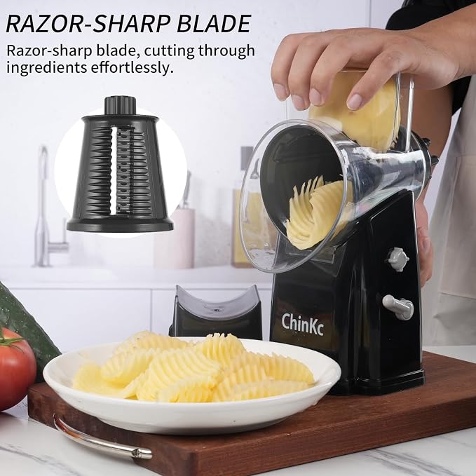 Upgrade Rotary Cheese Grater Shredder - Image 7