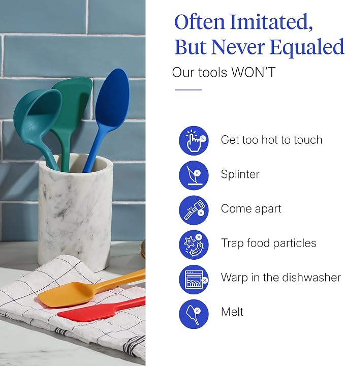 GIR: Get It Right 5-Piece Silicone Ultimate Kitchen Utensils Set - Image 5