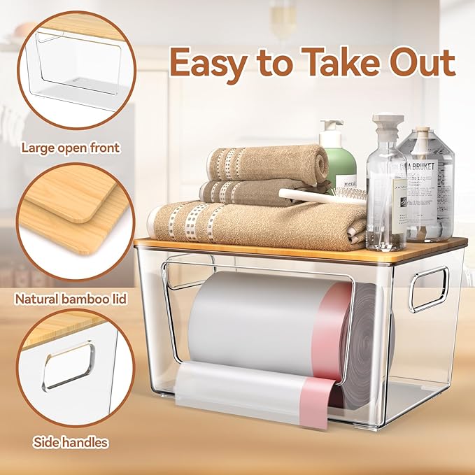 spospo 3 Pack Trash Bag Holder - Image 5