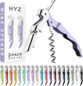 HYZ 2-Pack Wine Opener Waiter Corkscrew, Professional Wine Key by HYZ