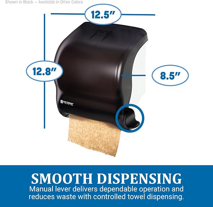 San Jamar Classic Element Paper Towel Dispenser Fits All Core Sizes - Image 2