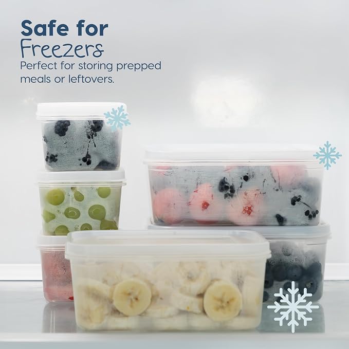 IRIS USA 44 PC Plastic Food Storage Containers - Image 5