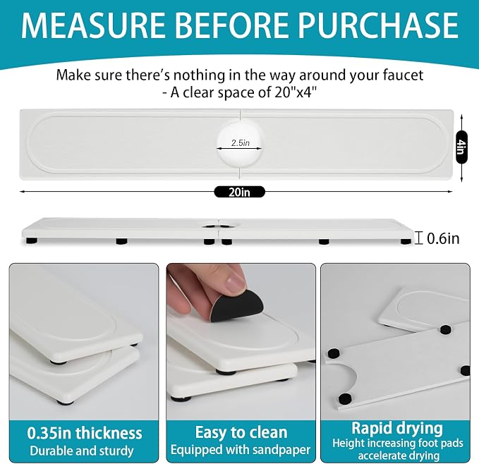 Faucet Mat for Kitchen Sink - Image 6
