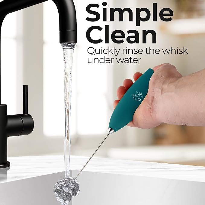 Zulay Kitchen Patented Tornado Triple Whisk Milk Frother - Image 9