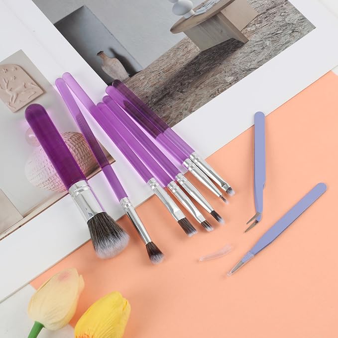 9 Pcs Baking Brush Set, Chocolate Candy Making Supplies Jelly Decorating Tools - Image 3