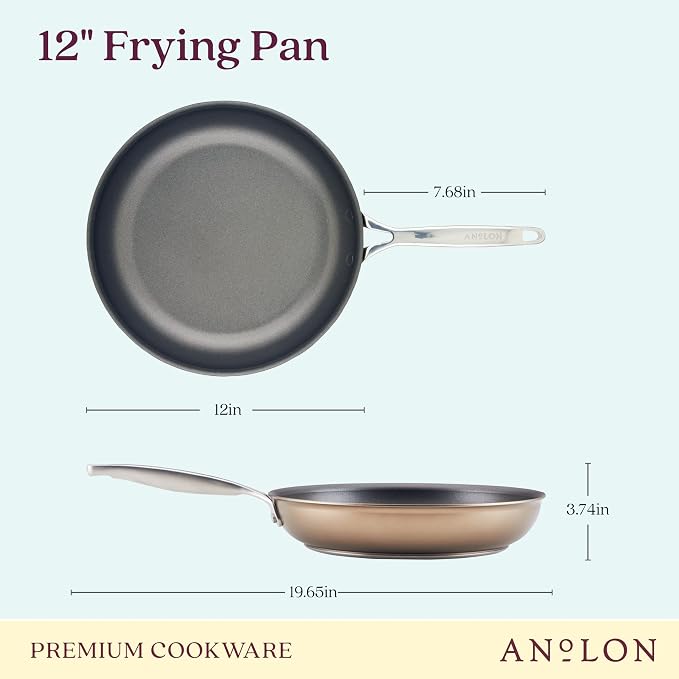 Anolon Ascend Hard Anodized Nonstick Frying Pan/Skillet - Image 2