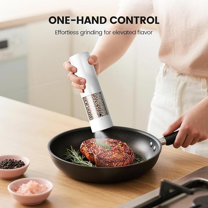 Electric Salt and Pepper Grinder Set - Image 7