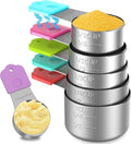 Magnetic Measuring Cups, 6 Stainless Steel Nesting Measuring Cup Set by Minteem-MeasuringCups