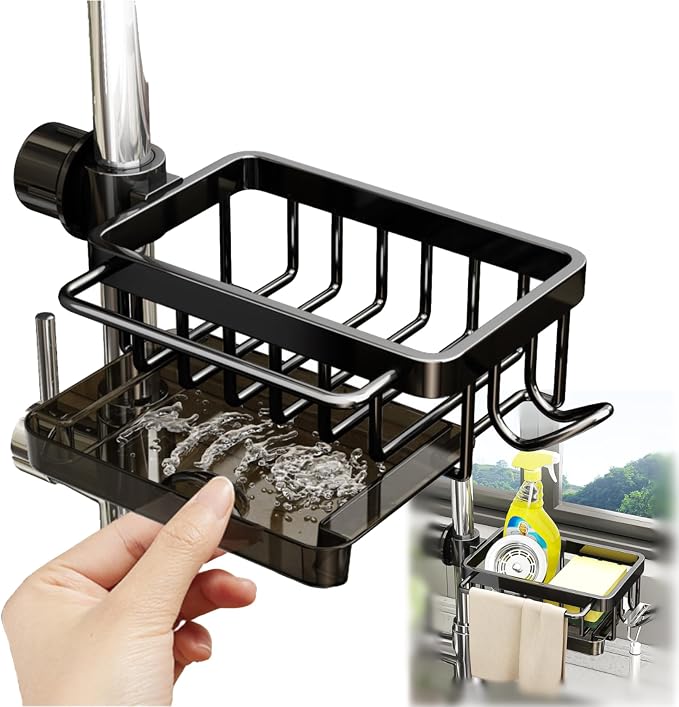 Sink Organizer Rack for Kitchen and Bathroom, 2025 New Stainless Steel by GCFTIFF