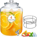Honeydak 1 Pack 4 Gallon Glass Beverage Dispenser by Honeydak