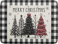 Merry Christmas Tree Dish Drying Mat by Aytipun