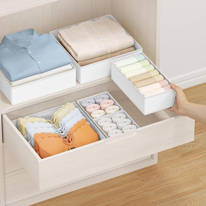 DIMJ Drawer Organizer Clothes 24 Pack - Image 5