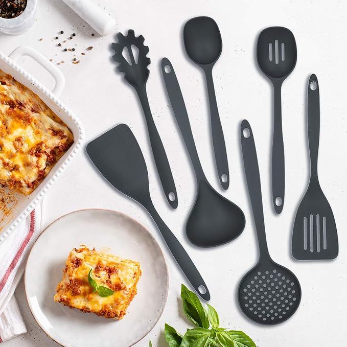 Glad Cooking Kitchen Utensils Set – 7 Pieces, Nylon Tools - Image 2