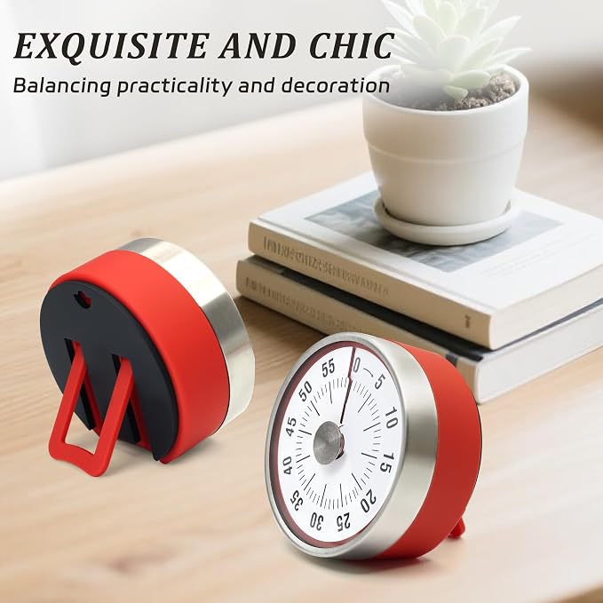 Kitchen Timer for Cooking, Chef Cooking Timer Clock, Visual Timers, 60-Minute - Image 8