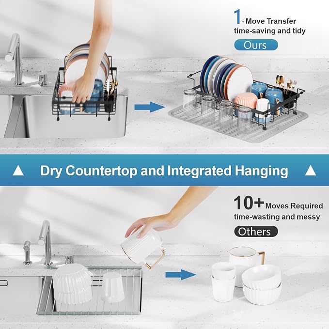 iSPECLE Expandable Dish Drying Rack - Image 8