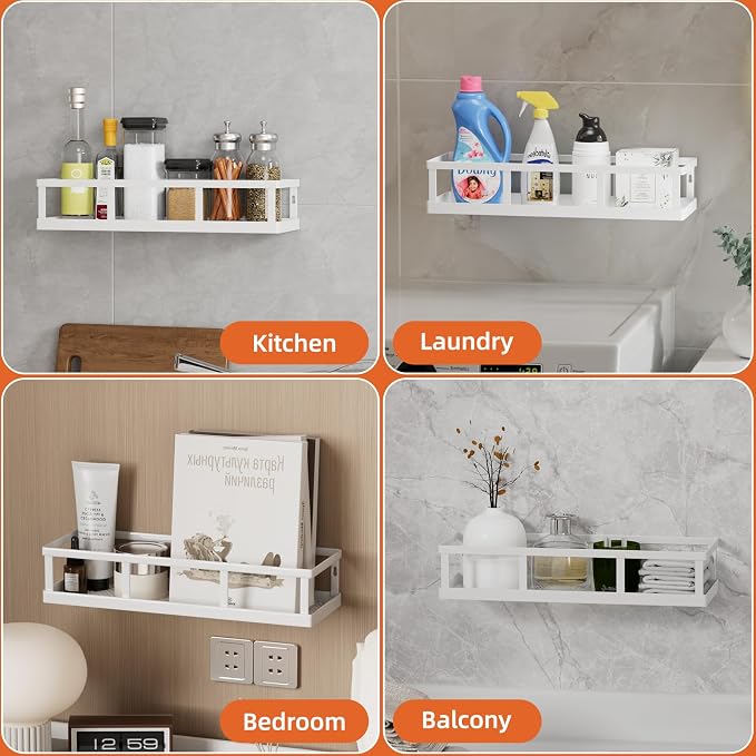 Over The Door Pantry Organizer, 8 Pack Spice Rack Wall Mounted & Hanging - Image 6