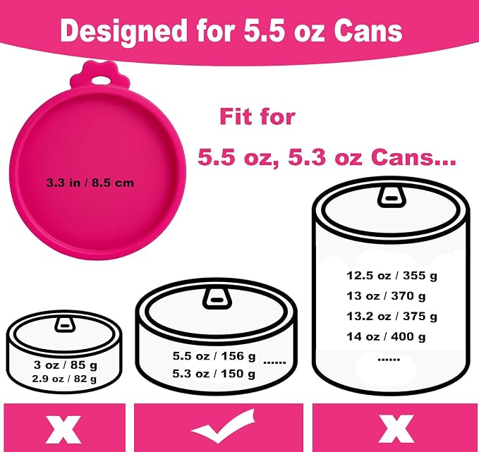 COMTIM Cat Food Can Covers Lids - Image 2