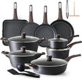SENSARTE Pots and Pans Set Non stick, Non toxic Healthy Induction Cookware Sets by SENSARTE