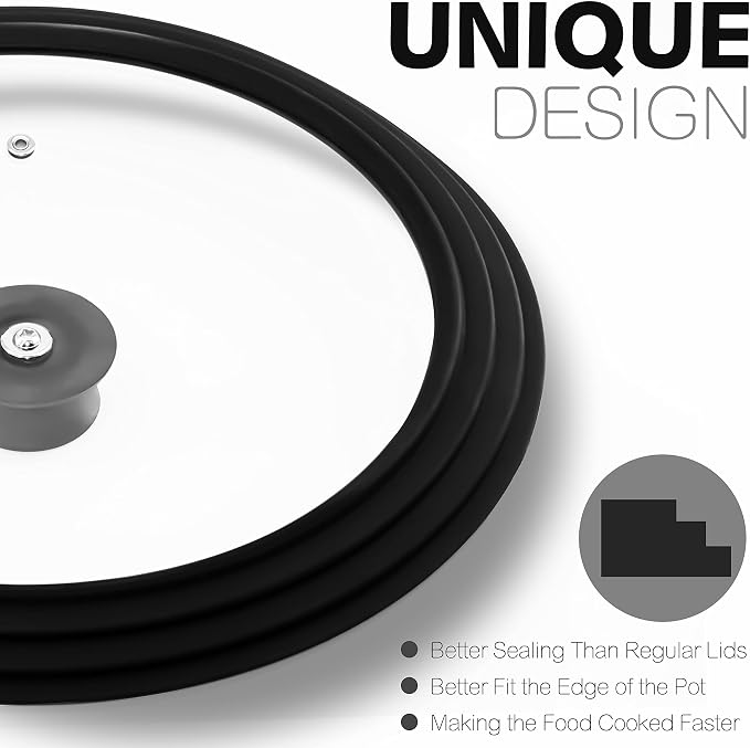 Anaeat Silicone Universal Lid for Pots, Pans and Skillets - Image 5