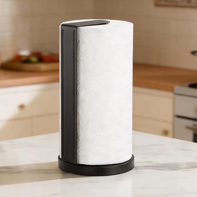 ZUNTO Paper Towel Holder for Countertop, Freestanding Kitchen Paper Towel by ZUNTO