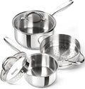 MICHELANGELO Stainless Steel Sauce Pot Set by Michelangelo