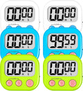 ZILLEEN 6 Pack Kitchen Timers for Cooking Digital Classroom Timers for Teachers by ZILLEEN