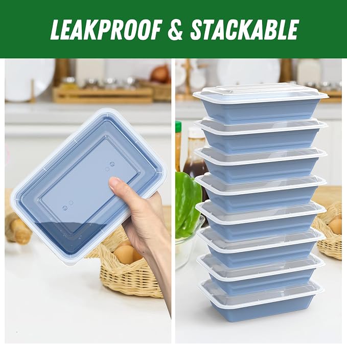 50 Pack 32 oz Meal Prep Containers Reusable - Image 4