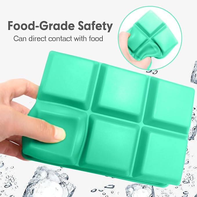 Excnorm Silicone Ice Cube Trays 3 Pack - Image 4