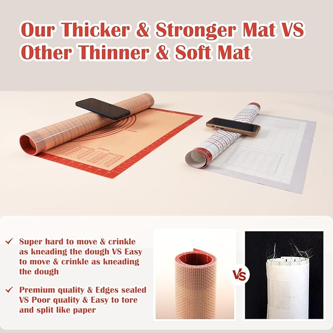 Non-slip Silicone Pastry Mat Extra Large - Image 3