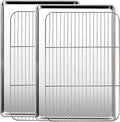 Baking Sheet with Racks Set, Stainless Steel Baking Sheets with Cooling Racks by GIUOIDUO