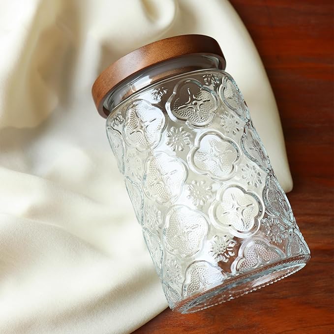 Adodeen 32oz Vintage Glass Jar - Image 6