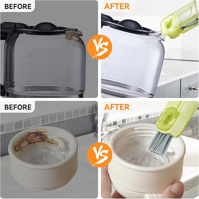 3 in 1 Cup Lid Gap Cleaning Brush Set, Silicone Cup Lid Gap Cleaner, Home - Image 5