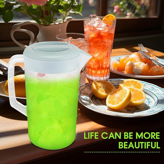 Uiifan 4 Pcs Plastic Water Pitcher - Image 6
