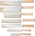 Babish 14-Piece Full Tang Forged Light Pakka Wood Kitchen Knife Set – by Babish