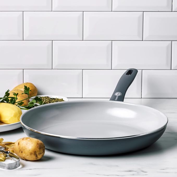 GreenPan Dover Healthy Ceramic Nonstick, Dishwasher Safe, Comfort Grip Handle - Image 2