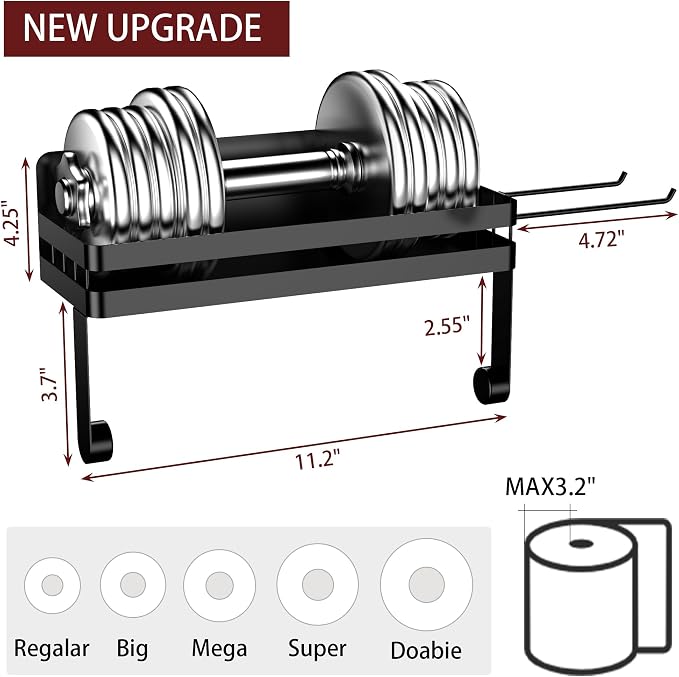 ZUNTO 2pcs Magnetic Paper Towel Holder - Image 6