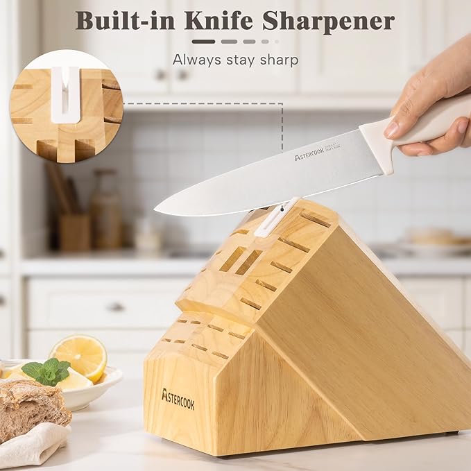 Knife Set, Astercook 22-Piece Kitchen Knife Set - Image 5