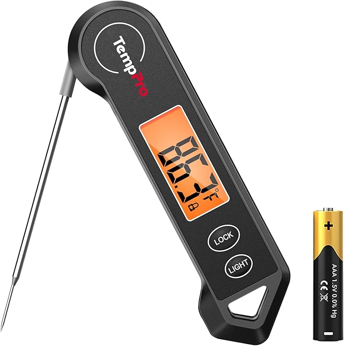 TempPro TP19H Waterproof Digital Meat Thermometer by TempPro