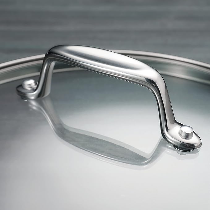 Tramontina Tri-Ply Clad Stainless Steel 6-Quart Saute Pan - Image 7