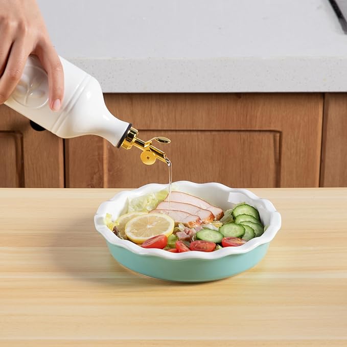 Sweejar 16 Oz Ceramic Olive Oil Dispenser Bottle, Oil Dispenser - Image 4