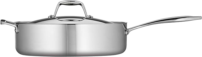 Tramontina Signature Tri-Ply Clad Stainless Steel 6-Quart Saute Pan - Image 2