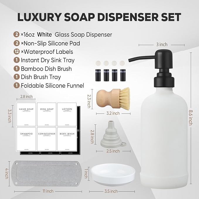 Kitchen Soap Dispenser Set - Image 4