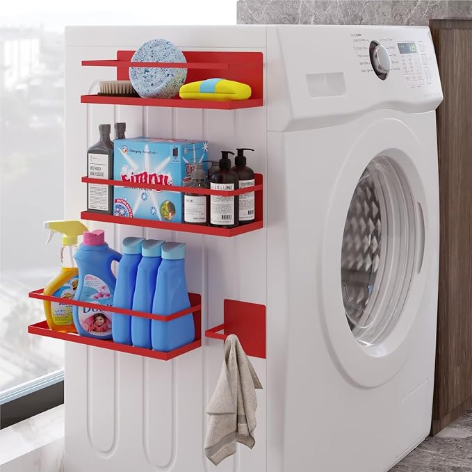 Magnetic Spice Rack For Refrigerator, Space Saving Magnetic Shelf For Fridge - Image 7