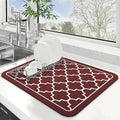 WISELIFE Dish Drying Mat Super Absorbent Drying Mat Large Dish Drying Mats by WiseLife