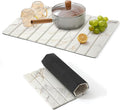 KEYCHAD Large Stone Drying Mat for Kitchen Counter by KEYCHAD